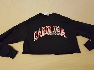 Womens Champion South Carolina Gamecocks Sweater M Medium Black Cotton Athletic - Picture 1 of 7