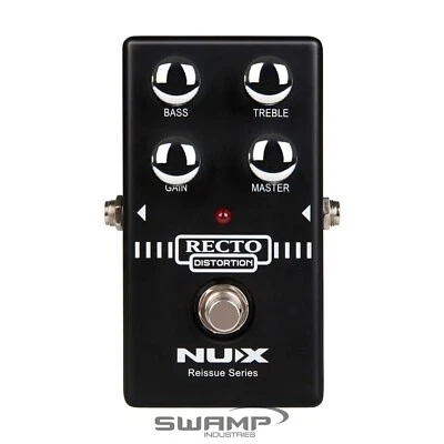NUX Reissue Series Recto Distortion Guitar Effects Pedal Hi-Gain Analog Bypass - image 1 of 4