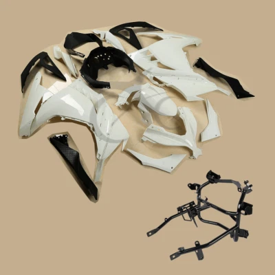 Unpainted Fairing Bodywork W/Upper Stay Bracket Fit For Kawasaki Ninja 300 13-17 - Image 1 of 4