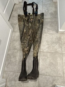 Winchester Proline Camo Neoprene Footed Chestwader Size 9 Thinsulate Ultra 600g - Picture 1 of 9
