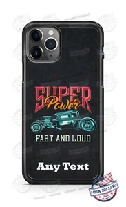Vintage Hot Rod Super Power Fast Car Phone Case For iPhone 12 Samsung LG Google - Picture 1 of 4