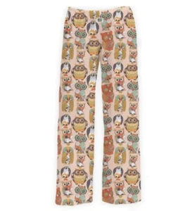 NWT Brief Insanity Owl Pajama Lounge Pants XL - Picture 1 of 6