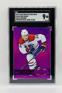 2019-20 Nick Suzuki UD Precious Metal Gems PMG Employee 34/250 SGC 9 Rookie SP - Picture 1 of 6