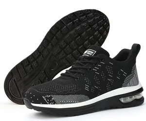 LEICHTE DAMEN SICHERHEIT SPORTSCHUHE WANDERSTIEFEL STAHLKAPPE LAGER SHOWS UK - Bild 1 von 12