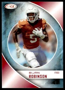 2023 SAGE HIT #30 Bijan Robinson Red Texas Longhorns - Picture 1 of 2
