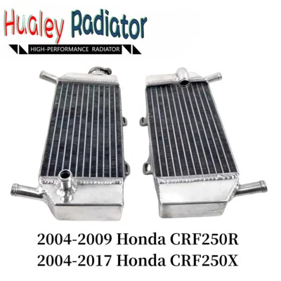 Radiador para HONDA CRF250R CRF250X 2004-2017 CR 250 R X 2005 2006 2007 2008 2009 Foto 1 de 4
