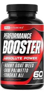 TRUE VITAMINS Performance Booster for Men 60 Ct Exp 01/2026 - Picture 1 of 2
