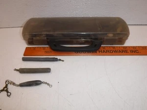 Large Lot of VINTAGE LEAD SINKER WEIGHTS -4 LBS  Nice Assortment of SIzes Styles - Picture 1 of 10