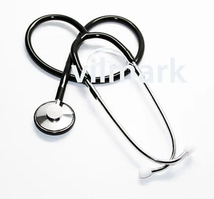 Estetoscopio clásico profesional de una sola cabeza estudiante médico enfermera NEGRO A01 - Imagen 1 de 1