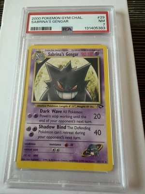 NM Pokemon SABRINA'S GENGAR Card GYM CHALLENGE Set 29/132 RARE #4 - Image 1 of 2