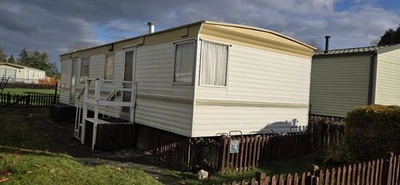 used static caravan for sale off site Carnaby Siesta 35x12ft - Image 1 of 4