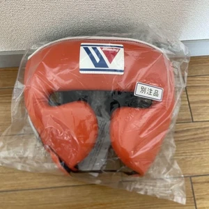 Winning Boxing Head gear CO-FG-2900 size L Orange and Silver Face Guard New - Picture 1 of 5