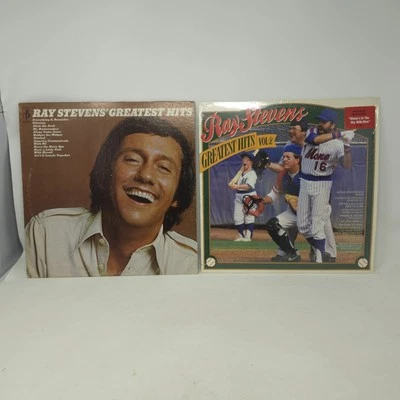 RAY STEVENS Greatest Hits Vol. 1 & Vol. 2 LP Vinyl Record MCA-42062, Z 30770 Lot - Image 1 of 4