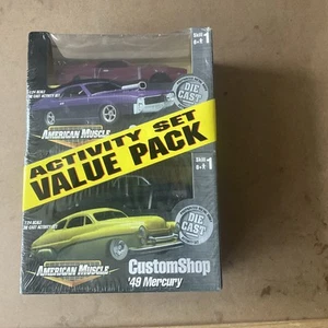 American Muscle Custom Shop Die Cast Activity Set 1:24 Value Pack Sealed - Imagen 1 de 9