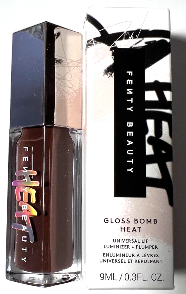 Fenty Beauty Hot Chocolit Heat Gloss Bomb Universal Lip Luminizer Full Sz Boxed - Image 1 of 1