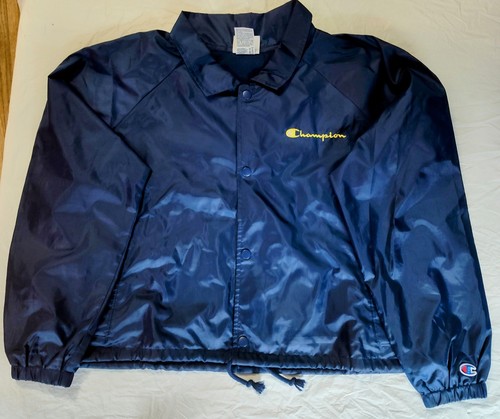 Giacca Champion Snap Coaches logo ritagliato donna blu navy taglia Xl