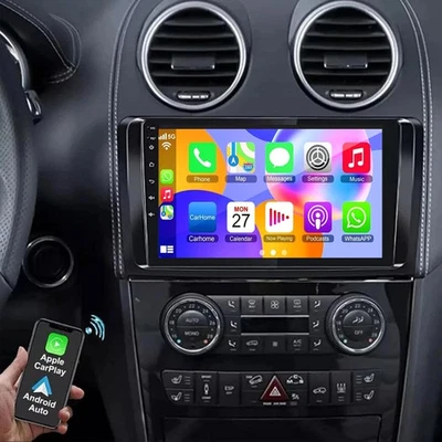 Radio estéreo de coche GPS navegación FM para Mercedes-Benz ML350 ML500 GL320 GL450 2005-2011 Foto 1 de 4