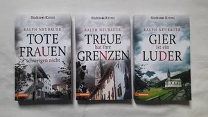 3 x Ralph Neubauer: Südtirol Krimi: Gier ist ein Luder/ Treue hat ihre Grenzen/ - Bild 1 von 2