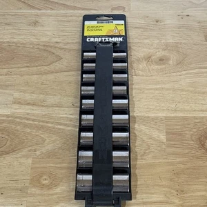 Craftsman SAE Deep Socket Set 3/8" Drive 6 Point 3/8" to 7/8" 9 34439 USA - Picture 1 of 15