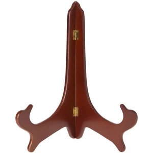 Soporte de madera MDF de nogal con bisagras Bard's, 14" H x 11" W x 8" D (para placas de 13" - 17") - Imagen 1 de 1