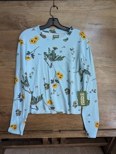 Parks Project T-Shirt Womens XL Light Blue Forest Forager Waffle Long Sleeve - Picture 1 of 4