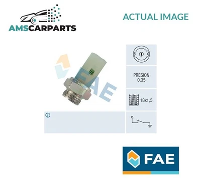 OIL PRESSURE SENSOR SWITCH 12380 FAE NEW OE REPLACEMENT - Image 1 of 4
