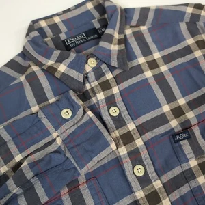 Polo Uomo Ralph Lauren Naval Tailors Camicia Marinaio Mercante Ltd. Plaid Taglia Media - Foto 1 di 8