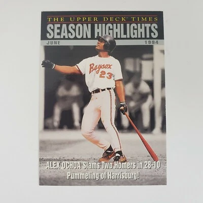 Alex Ochoa Bowie Baysox 102 Upper Deck 1994 - Image 1 of 3