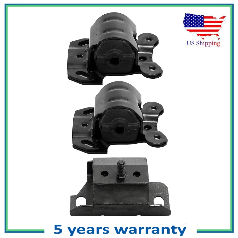 Motor y montaje de transmisión 2436*2 2394 3 piezas para GMC C1500 Sierra 1988-1991 4,3 l Foto 1 de 4