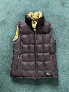 Wet Seal Women’s Navy Blue Winter Puffer Vest With Zipper Pockets Size Small - Picture 1 of 7