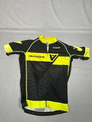 Camiseta deportiva de ciclismo Kallisto para adultos pequeña bicicleta carreras costumbres bicicletas amarillo neón (A10 Foto 1 de 4