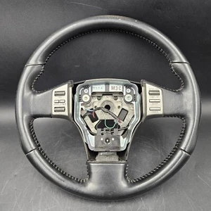 2003 2004 2005 Infiniti G35 Coupe Leather Steering Wheel w/Controls OEM 5114 - Picture 1 of 9