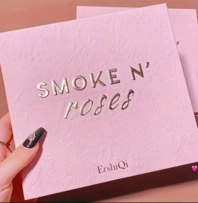 Rosie Jones SMOKE N’ Roses 30 Color Eyeshadow Palette By ErshiQi NIB - Image 1 of 4