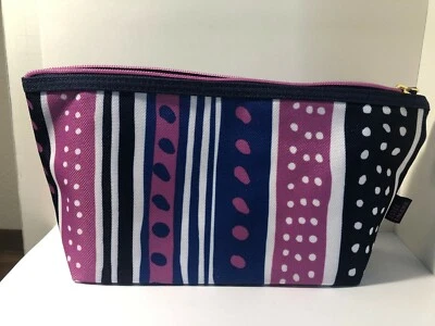 Bolso de Maquillaje Cosmético ESTEE LAUDER RAYAS AZULES Y MORADAS Foto 1 de 4