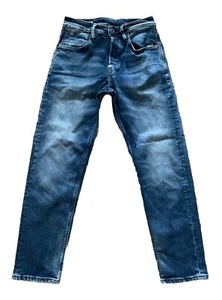 Pantalones de mezclilla para hombre G-Star Raw 3911 aluminio relajados cónicos talla W27 L27 botón mosca - Imagen 1 de 8