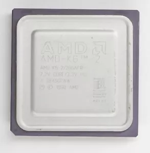 Socket 7 CPU - AMD K6-2 266MHz - AMD-K6-2/266AFR - TESTED - Picture 1 of 2