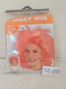 Amscan Orange Crazy Wig Fits Kids And Adults - Picture 1 of 5