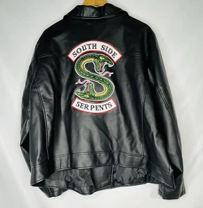 Archie Comics Riverdale Small Jughead Jacket Southside Serpents Faux Leather - Picture 1 of 5