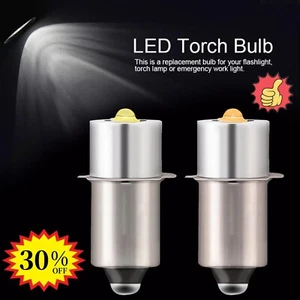 1pcs P13.5S DC6V-24V/3-12V LED Upgrade Bulbs White Maglite Flashlights 3W Nice - Picture 1 of 15