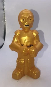 Disney Star Wars Bath Tub or Pool Toys C-3PO Droid PVC Vinyl Squeeze Kid’s Toy - Picture 1 of 3