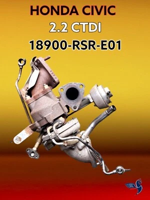Turbocompresor diésel Honda Civic 2.2 2006-2011 18900-RSR-E01 Foto 1 de 4
