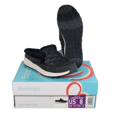 Baretraps Women's Size 8 Bundle Mule Faux Fur Lined Clog Shoes Black - Image 1 of 4