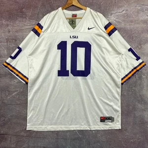 Camiseta de fútbol vintage LSU Tigers para hombre blanca XXL Team Nike 00s 3371 - Imagen 1 de 5