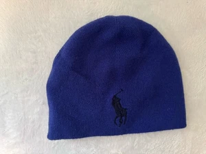 Women’s Ralph Lauren Blue Knit Beanie - Picture 1 of 3