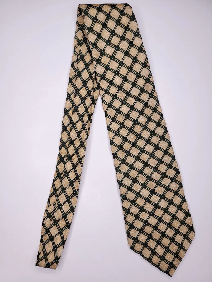 Corbata formal Tks Nordstrom para hombre 64"Lx3,75"W verde/dorado Foto 1 de 4