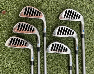 TIGER SHARK Great White Power Cell Design 3-4-5-6-8-9 (No 7 iron) (6CS) READ!!! - Picture 1 of 12