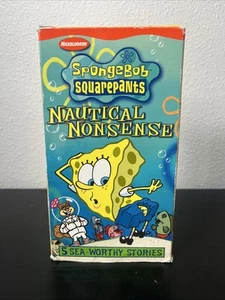 Spongebob Squarepants Nautical Nonsense VHS - Picture 1 of 6