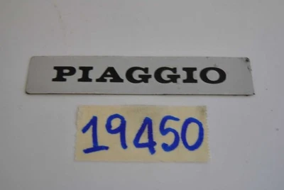 Piaggio Vespa PX Targhetta adesiva in ferro per sella Seat Saddle badge emblem - Immagine 1 di 2