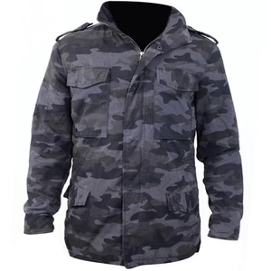 M65 US Army Field Top Battle Line Vinatge militare mimetico cappotto giacca nuovo stile - Foto 1 di 12