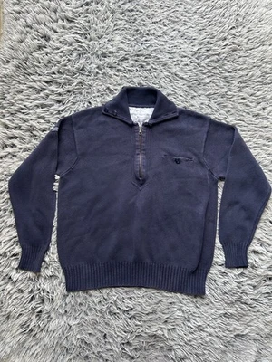 Suéter Ralph Lauren Feminino Grande Azul Polo Esporte EUA-67 Waffle Vintage Hong Kong - Imagem 1 de 4